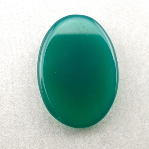 Onyks zielony kaboszon 25x18 mm nr 118