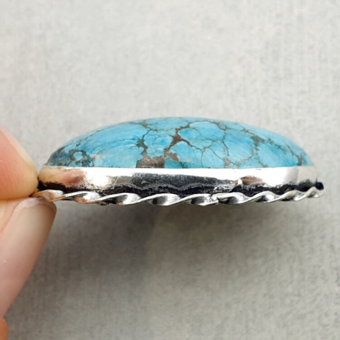 Magnezyt turkusowy zawieszka 33x20 mm nr 1 Magnezyt turkusowy zawieszka 33x20 mm nr 1
