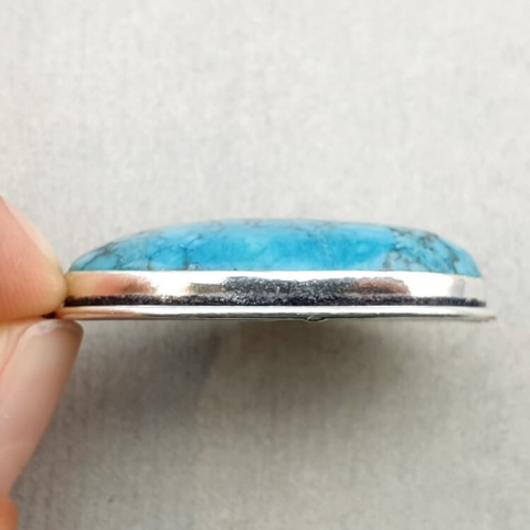 Magnezyt turkusowy zawieszka 33x21 mm nr 3 Magnezyt turkusowy zawieszka 33x21 mm nr 3