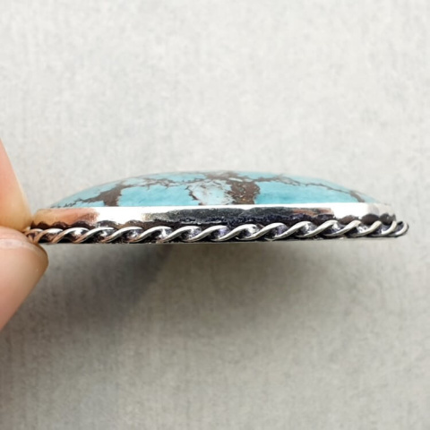 Magnezyt turkusowy zawieszka 36x22 mm nr 6 Magnezyt turkusowy zawieszka 36x22 mm nr 6