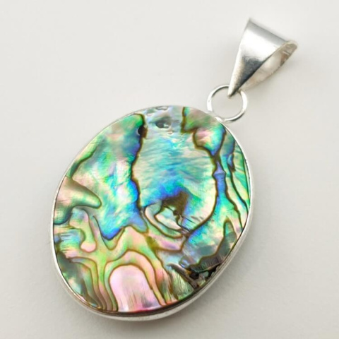 Paua abalone zawieszka 29x23 mm nr 172 Paua abalone zawieszka 29x23 mm nr 172