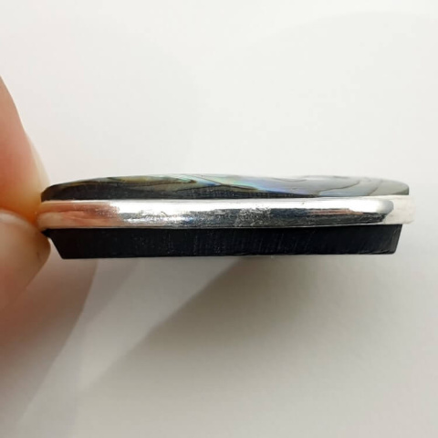 Paua abalone zawieszka 33x24 mm nr 183 Paua abalone zawieszka 33x24 mm nr 183