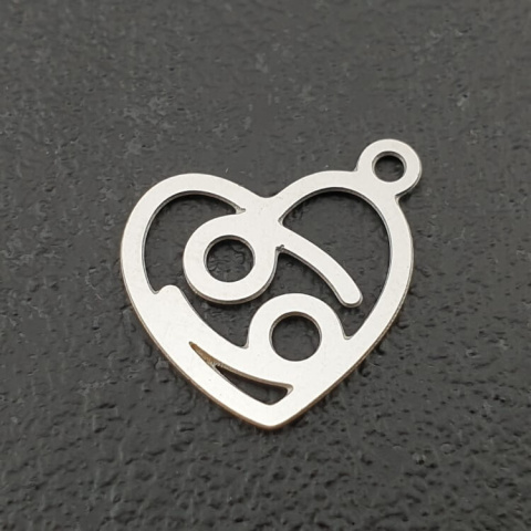 Zawieszka Rak stal chirurgiczna 14 mm Zawieszka Rak stal chirurgiczna 14 mm