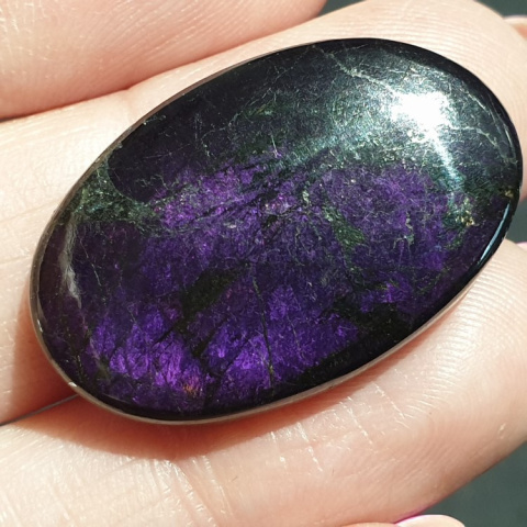 Purpuryt kaboszon 29x19 mm nr 25 Purpuryt kaboszon 29x19 mm nr 25