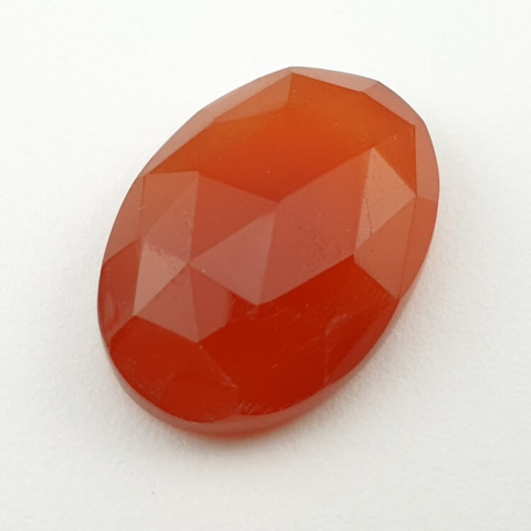 Karneol kaboszon fasetowany 24x17 mm nr 13 Karneol kaboszon fasetowany 24x17 mm nr 13