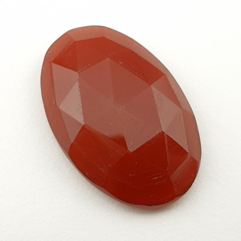 Karneol kaboszon fasetowany 29x19 mm nr 5 Karneol kaboszon fasetowany 29x19 mm nr 5