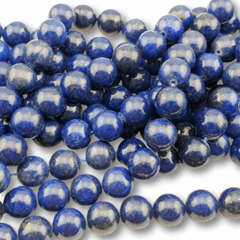 Lapis lazuli kula 10 mm sznur Lapis lazuli kula 10 mm sznur
