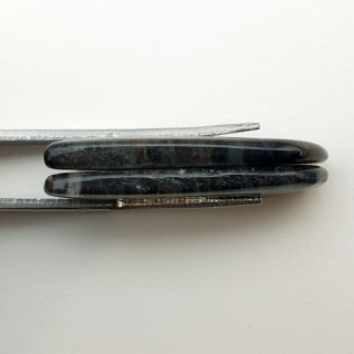 Tygrysie oko para kaboszonów z dziurką 31x13 mm nr P414