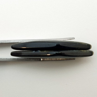 Tygrysie oko para kaboszonów z dziurką 36x16 mm nr P411