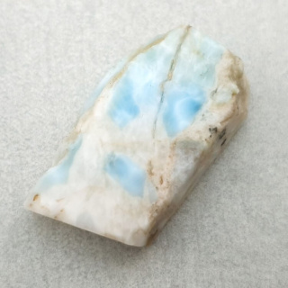 Larimar cięty surowy 26x16 mm nr 115