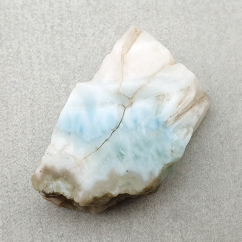 Larimar cięty surowy 26x18 mm nr 155