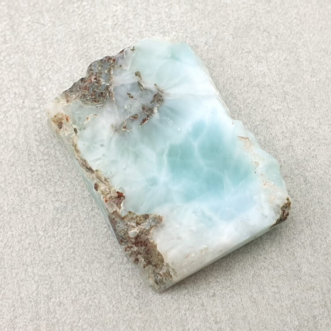 Larimar cięty surowy 26x20 mm nr 49