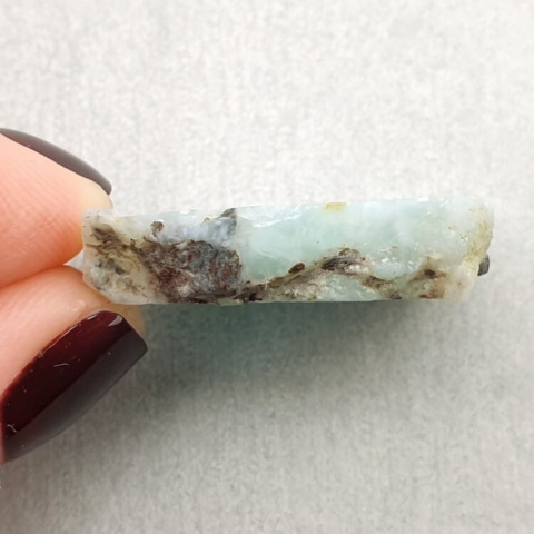 Larimar cięty surowy 26x20 mm nr 49