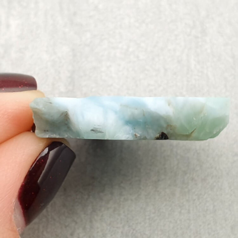 Larimar cięty surowy 27x22 mm nr 10