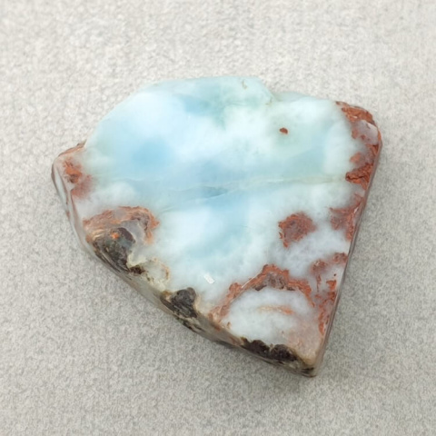 Larimar cięty surowy 27x23 mm nr 88