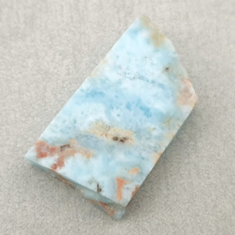 Larimar cięty surowy 30x17 mm nr 13