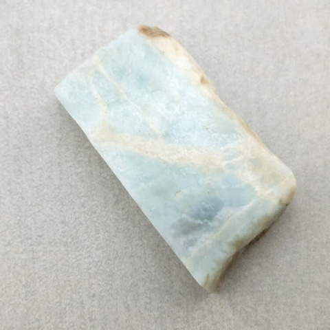 Larimar cięty surowy 32x16 mm nr 156