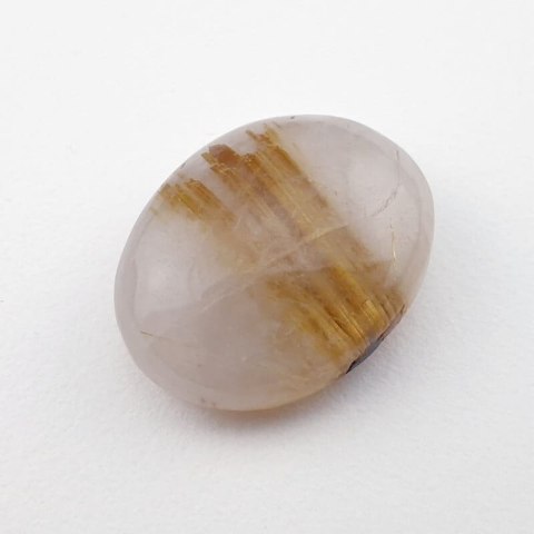 Kwarc z rutylem kaboszon 20x15 mm nr 15 Kwarc z rutylem kaboszon 20x15 mm nr 15