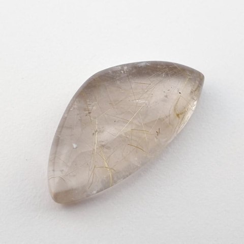 Kwarc z rutylem kaboszon 25x13 mm nr 36 Kwarc z rutylem kaboszon 25x13 mm nr 36