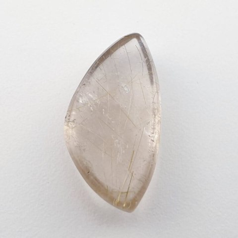 Kwarc z rutylem kaboszon 25x13 mm nr 36 Kwarc z rutylem kaboszon 25x13 mm nr 36