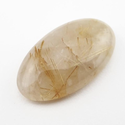 Kwarc z rutylem kaboszon 28x16 mm nr 13 Kwarc z rutylem kaboszon 28x16 mm nr 13