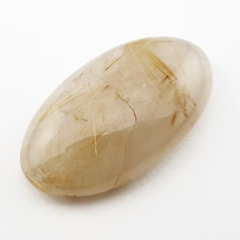 Kwarc z rutylem kaboszon 28x16 mm nr 13 Kwarc z rutylem kaboszon 28x16 mm nr 13
