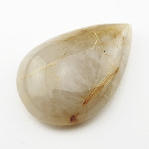 Kwarc z rutylem kaboszon 33x22 mm nr 1 Kwarc z rutylem kaboszon 33x22 mm nr 1