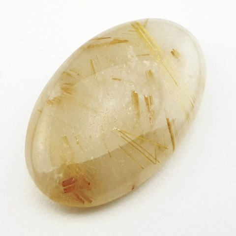 Kwarc z rutylem kaboszon 35x21 mm nr 3 Kwarc z rutylem kaboszon 35x21 mm nr 3