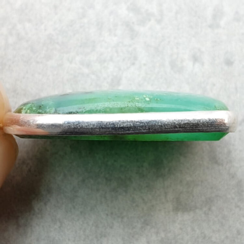 Chryzopraz zawieszka 24x17 mm nr 151 Chryzopraz zawieszka 24x17 mm nr 151