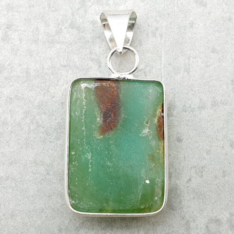 Chryzopraz zawieszka 24x18 mm nr 76 Chryzopraz zawieszka 24x18 mm nr 76