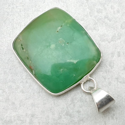 Chryzopraz zawieszka 28x25 mm nr 82 Chryzopraz zawieszka 28x25 mm nr 82