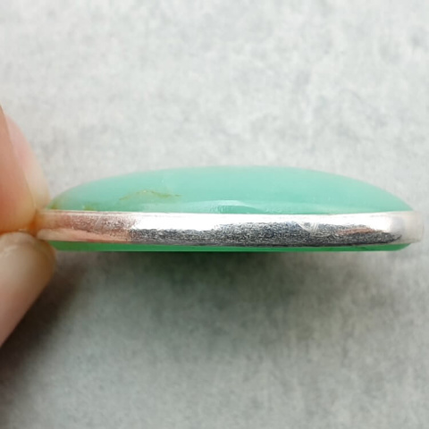 Chryzopraz zawieszka 30x18 mm nr 85 Chryzopraz zawieszka 30x18 mm nr 85