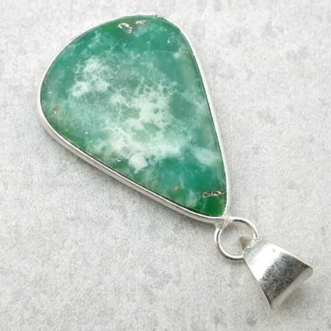 Chryzopraz zawieszka 30x21 mm nr 158 Chryzopraz zawieszka 30x21 mm nr 158