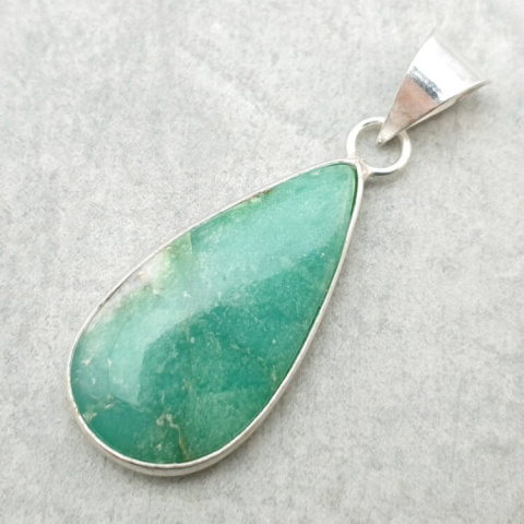 Chryzopraz zawieszka 31x16 mm nr 162 Chryzopraz zawieszka 31x16 mm nr 162