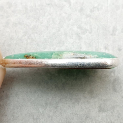 Chryzopraz zawieszka 31x16 mm nr 162 Chryzopraz zawieszka 31x16 mm nr 162