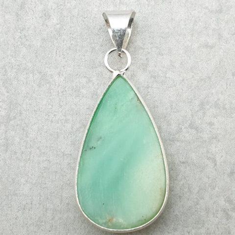 Chryzopraz zawieszka 31x18 mm nr 153 Chryzopraz zawieszka 31x18 mm nr 153