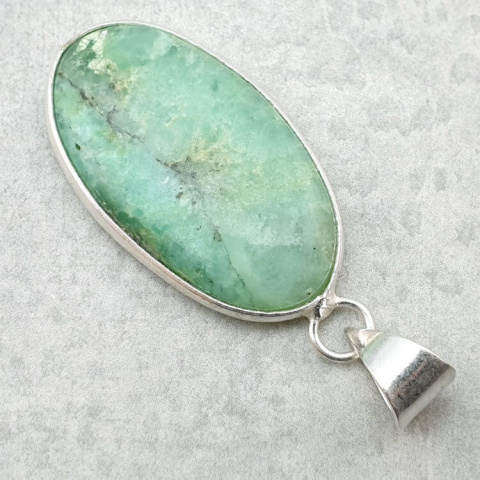 Chryzopraz zawieszka 33x18 mm nr 97 Chryzopraz zawieszka 33x18 mm nr 97