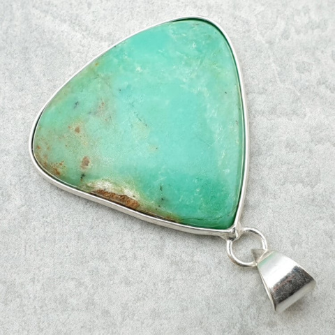 Chryzopraz zawieszka 33x32 mm nr 100 Chryzopraz zawieszka 33x32 mm nr 100
