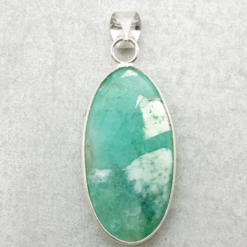Chryzopraz zawieszka 34x18 mm nr 146 Chryzopraz zawieszka 34x18 mm nr 146