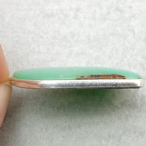 Chryzopraz zawieszka 35x18 mm nr 132 Chryzopraz zawieszka 35x18 mm nr 132