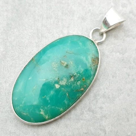 Chryzopraz zawieszka 35x21 mm nr 98 Chryzopraz zawieszka 35x21 mm nr 98