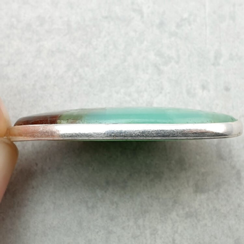Chryzopraz zawieszka 37x22 mm nr 123 Chryzopraz zawieszka 37x22 mm nr 123